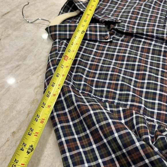 Taylor‎ Dry Goods | Modal Cotton Plaid Dress Shirt | Blue Multi | Men’s Large - Picture 10 of 13